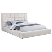 Dreux - Upholstered Panel Platform Bed - JaxCo Furniture
