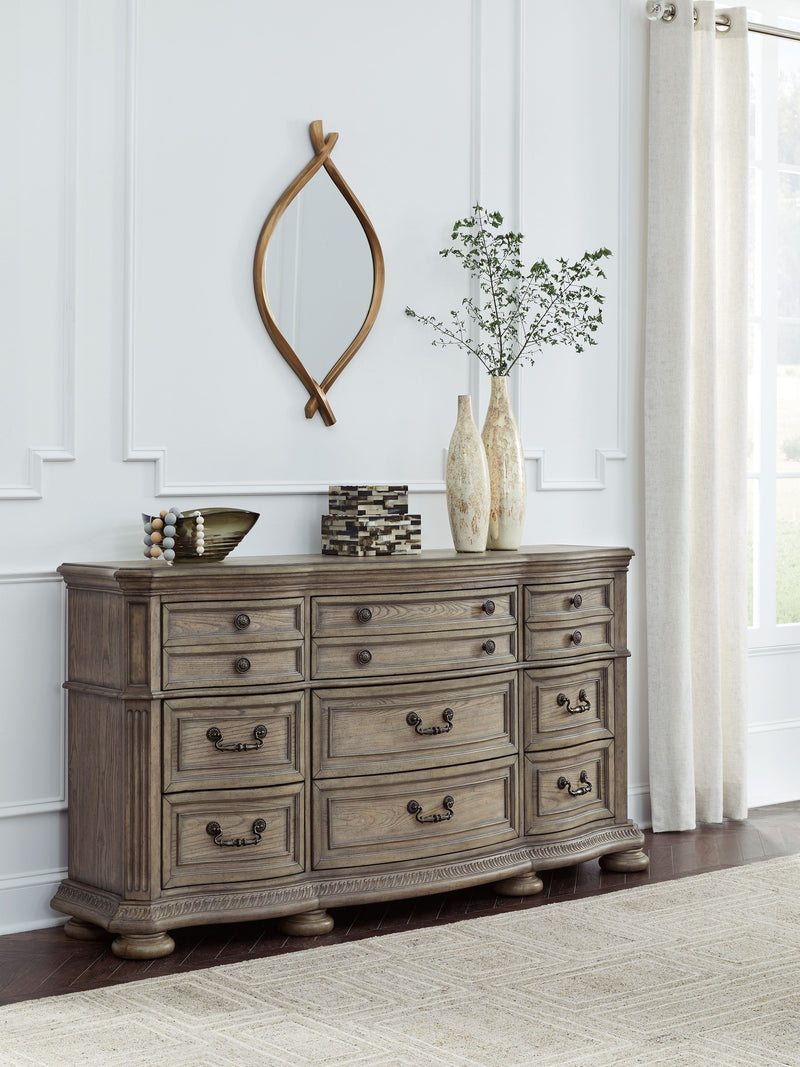 Ardenfield - Light Brown - Dresser - JaxCo Furniture