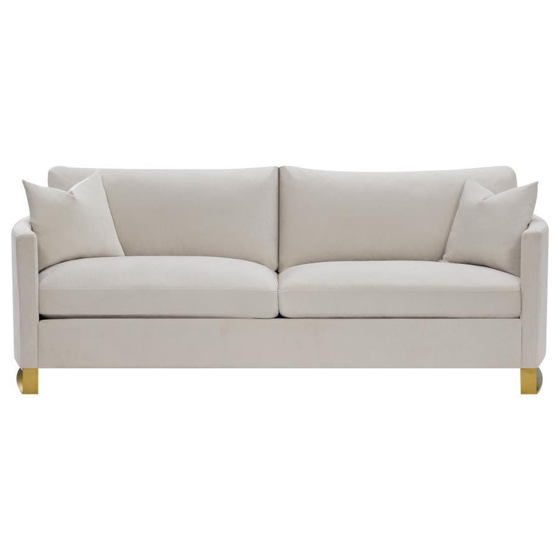 Corliss - Upholstered Arched Arm Sofa Set - JaxCo Furniture