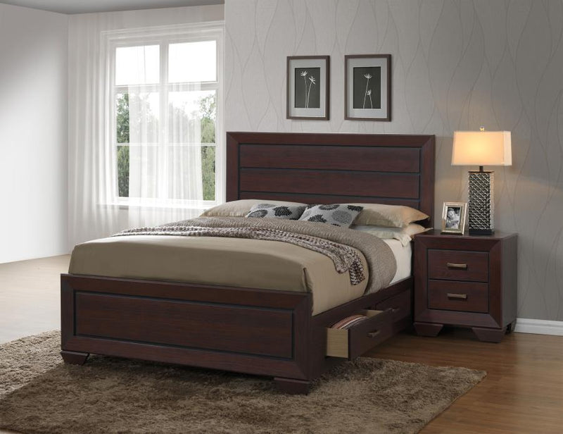 Kauffman - Wood Storage Panel Bed - JaxCo Furniture