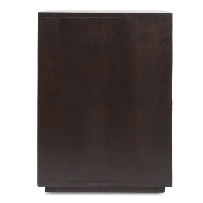 Denman - Nightstand - Dark Brown - JaxCo Furniture