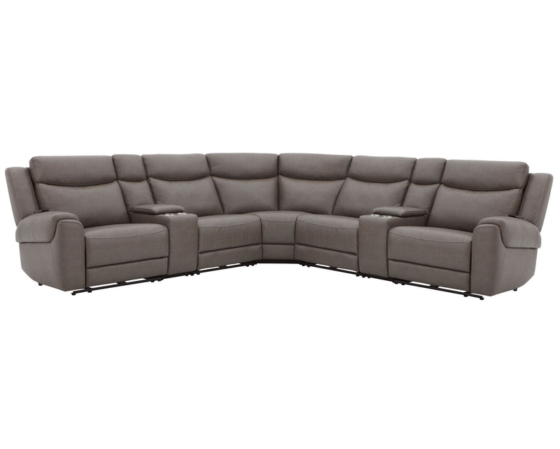 Momentum - Modular Power Reclining Sectional With Power Adjustable Headrests - JaxCo Furniture