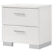 Felicity - 2-Drawer Nightstand - White High Gloss - JaxCo Furniture