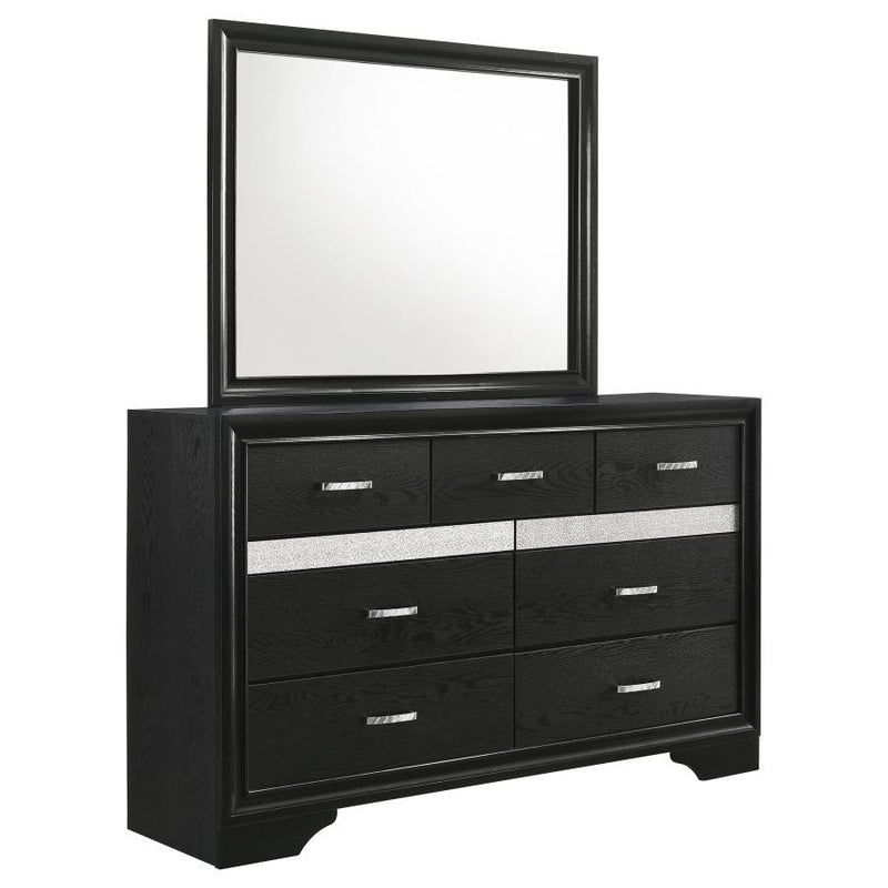 Miranda - 7-drawer Dresser With Mirror - JaxCo Furniture