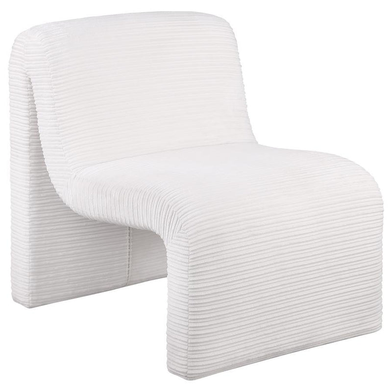 Drayton - Upholstered Curved Armless Accent Chair - JaxCo Furniture