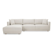 Bryn - Sectional Left - Oyster - JaxCo Furniture