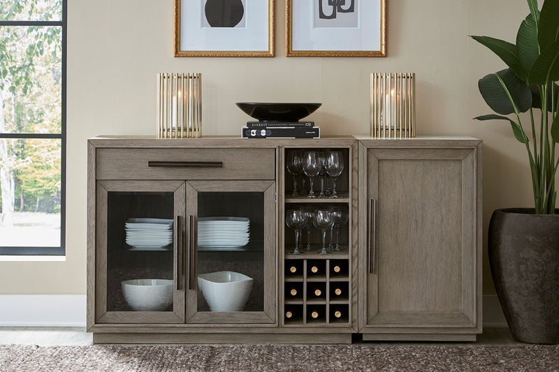 Pure Modern Dining - Bar Cabinet - Moonstone - JaxCo Furniture