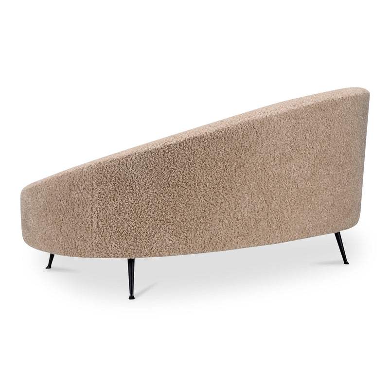 Abigail - Chaise - Light Brown - JaxCo Furniture
