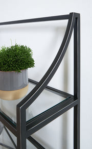 Dakerwell - Antique Black - Bookcase - JaxCo Furniture