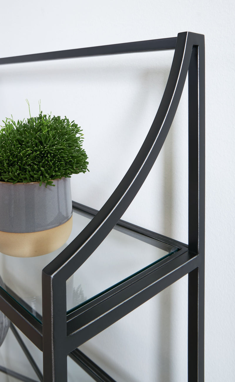 Dakerwell - Antique Black - Bookcase - JaxCo Furniture