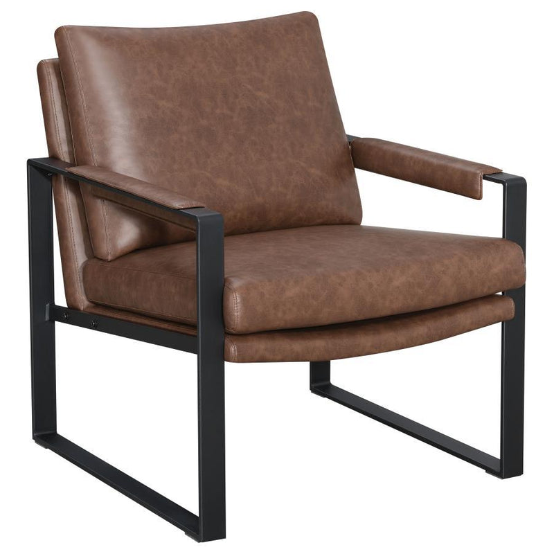 Rosalind - Upholstered Track Arm Accent Chair - JaxCo Furniture