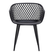 Piazza - Outdoor Chair (Set of 2) - Black - JaxCo Furniture