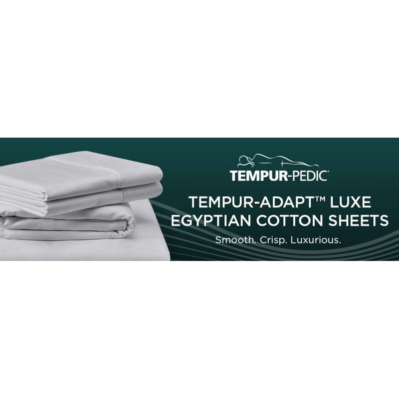 Tempur-Adapt - Tempur-Adapt Luxe Egyptian Cotton Sheets - Graphite - JaxCo Furniture