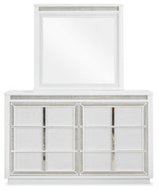 Chalanna - White - Dresser And Mirror - JaxCo Furniture