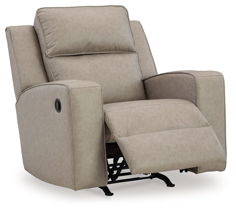 Lavenhorne - Pebble - Rocker Recliner - JaxCo Furniture