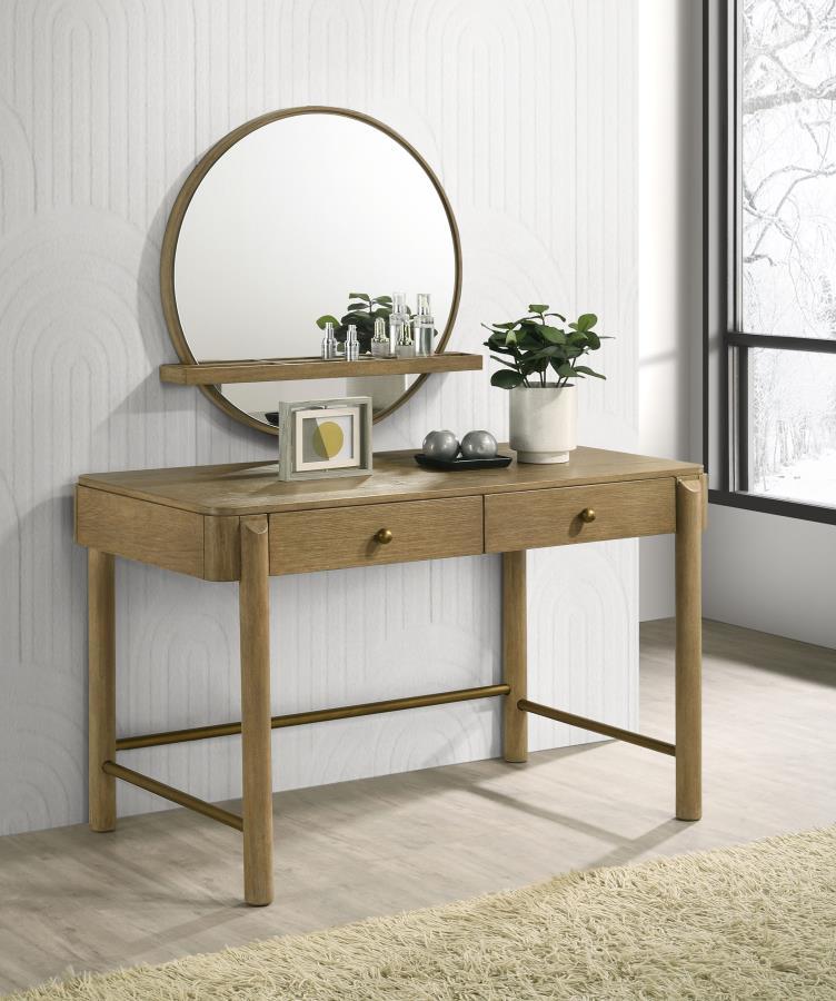 Arini - 2 Piece Makeup Vanity Table And Mirror Set - JaxCo Furniture