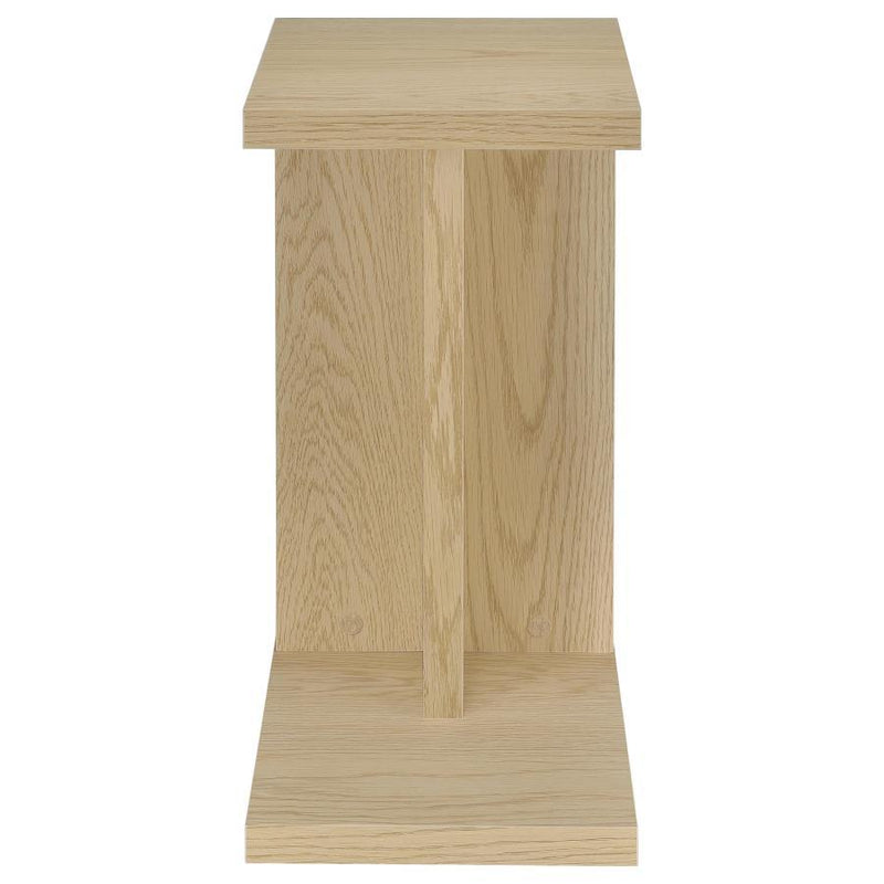 Clower - Engineered Wood C-Shaped Sofa Side Table - JaxCo Furniture