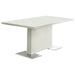 Anges - Rectangular Dining Table - White High Gloss - JaxCo Furniture