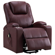Armstrong - Upholstered Power Lift Massage Recliner - JaxCo Furniture