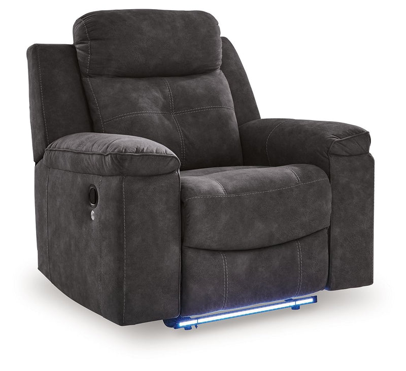 Brysonview - Zero Wall Recliner - Charcoal - JaxCo Furniture