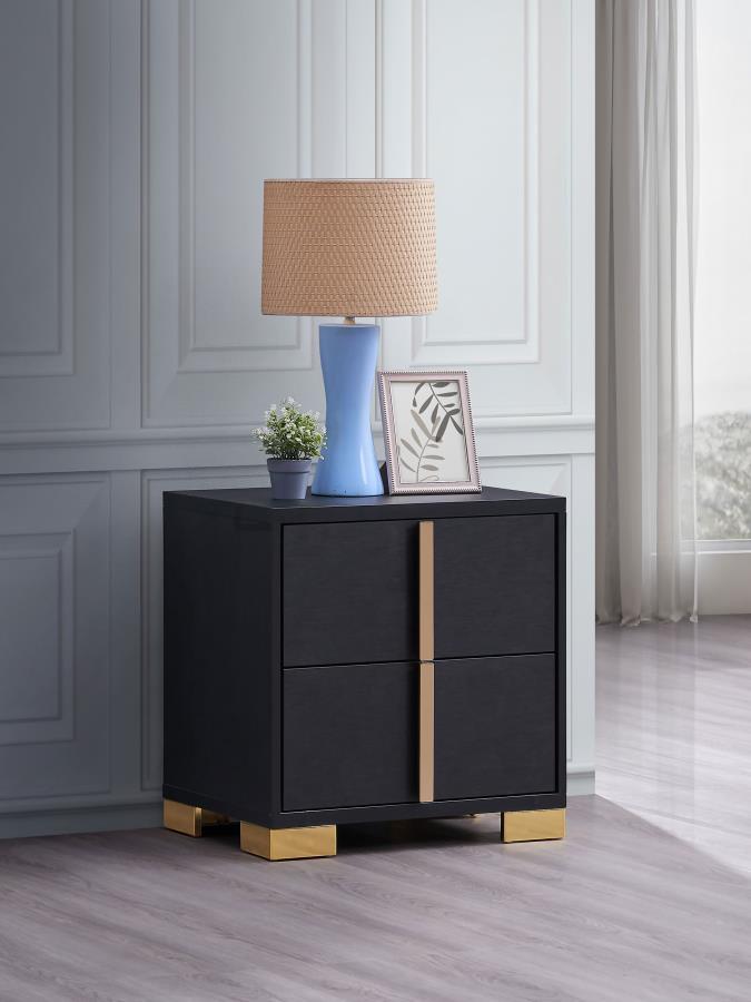 Marceline - 2-Drawer Nightstand - JaxCo Furniture