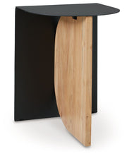 Ladgate - Black / Natural - Accent Table - JaxCo Furniture