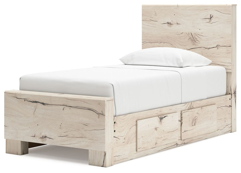 Lawroy - Panel Bed With Storage - JaxCo Furniture