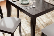 Langwest - Brown - Dining Room Table Set (Set of 6) - JaxCo Furniture