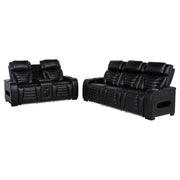 Zuma - Faux Leather Dual Power LED Sofa Set - JaxCo Furniture