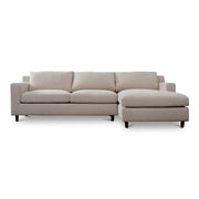 Hutton - Right Sectional - Beige - JaxCo Furniture