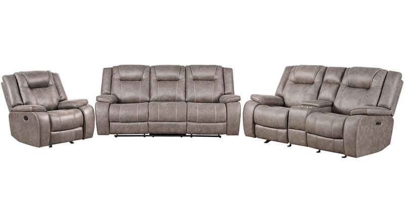 Blake - Manual Reclining Sofa Set - JaxCo Furniture