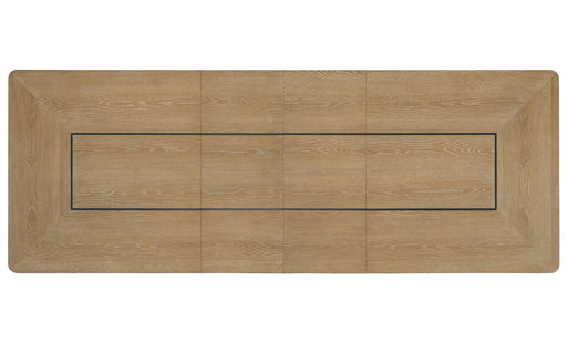 Escape - Extendable Dining Table - Glazed Natural Oak / Black Metal Trim - JaxCo Furniture