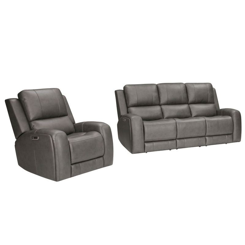 Belmont - Zero Gravity Power Reclining Living Room Set - JaxCo Furniture