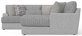 Titan - Sectional With Comfort Coil Seating And Accent Pillows - JaxCo Furniture