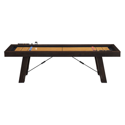 Titus - Shuffleboard Table - Brown - 108" - JaxCo Furniture