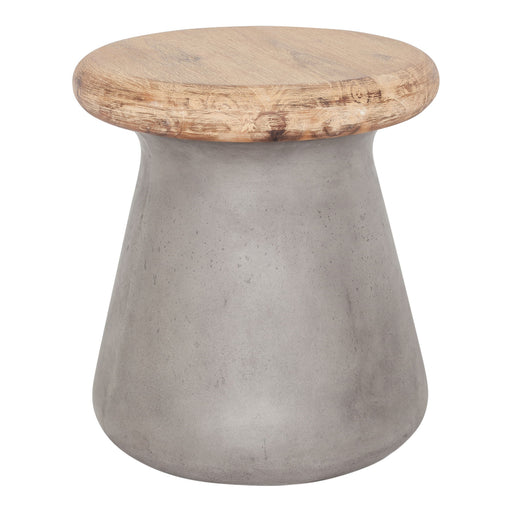 Earthstar - Outdoor Stool - Gray - JaxCo Furniture