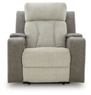 WhipLash - Sisal - Power Recliner With Adj Headrest - JaxCo Furniture