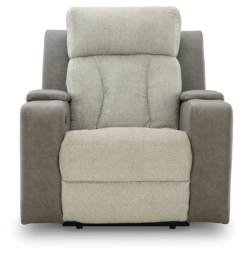 WhipLash - Sisal - Power Recliner With Adj Headrest - JaxCo Furniture