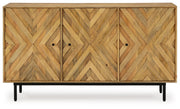 Cadewick - Natural - Accent Cabinet - JaxCo Furniture