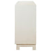 Voula - 4 Door Wood Accent Storage Cabinet - White And Gold - JaxCo Furniture