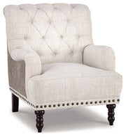 Tartonelle - Ivory / Taupe - Accent Chair - JaxCo Furniture