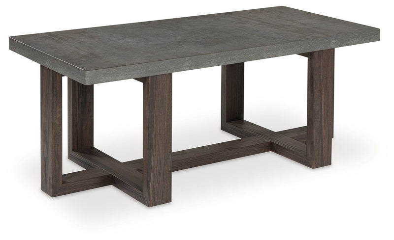 Dynnford - Gray / Brown - Occasional Table Set (Set of 3) - JaxCo Furniture