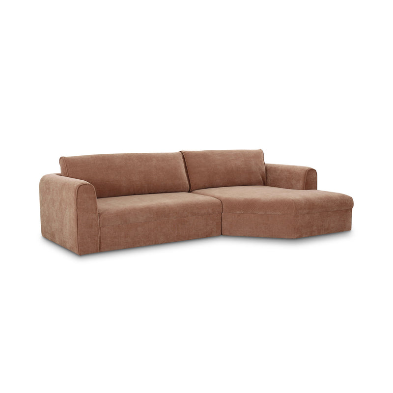 Madrid - Right Sectional - Heritage Pink - JaxCo Furniture