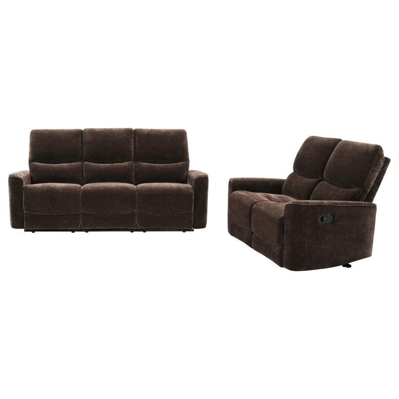 Navarro - Upholstered Reclining Sofa Set - JaxCo Furniture