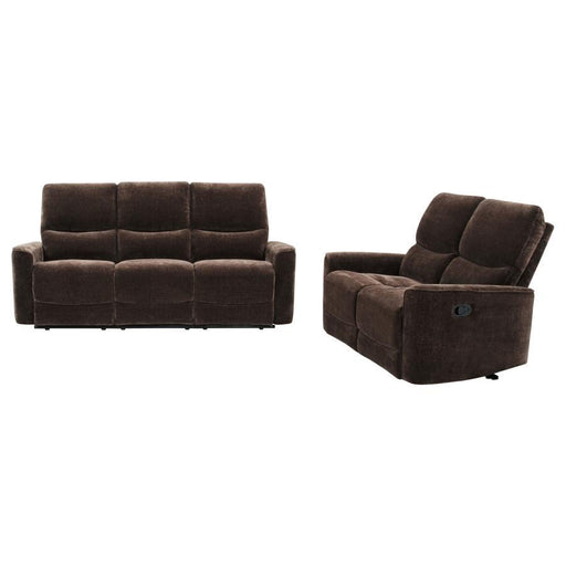 Navarro - Upholstered Reclining Sofa Set - JaxCo Furniture
