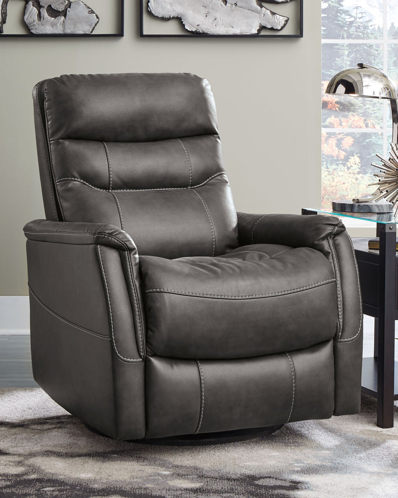 Riptyme - Quarry - Swivel Glider Recliner - JaxCo Furniture