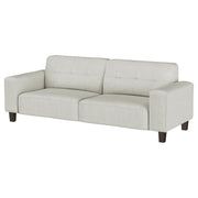 Deerhurst - Upholstered Track Arm Tufted Sofa - Greige - JaxCo Furniture