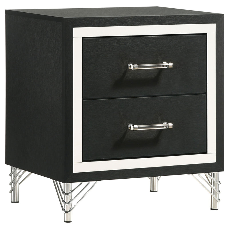 Lucia - 2-Drawer Nightstand - White - JaxCo Furniture