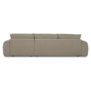 Berga - Sectional Pebble Right Stationary Sofa - Gray - JaxCo Furniture