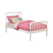 Jones - Wood Twin Open Frame Bed - White - JaxCo Furniture